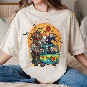 Vintage Horror Movie Characters Shirt, Retro Movie Shirts